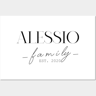 Alessio Family EST. 2020, Surname, Alessio Posters and Art